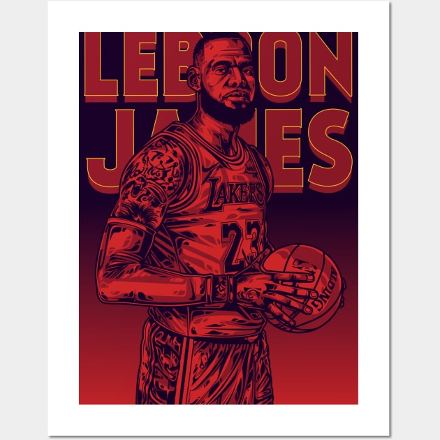 Lebron James Pop Art Wall Art by Adrielvector Gallery